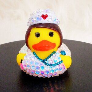 Nurse Bling Rubber Duck, Jeep Duck, Bedazzled, Fun, Cool, Unique Gift, Medical